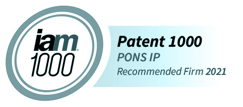 IAM Patent 1000 PONS IP-blue
