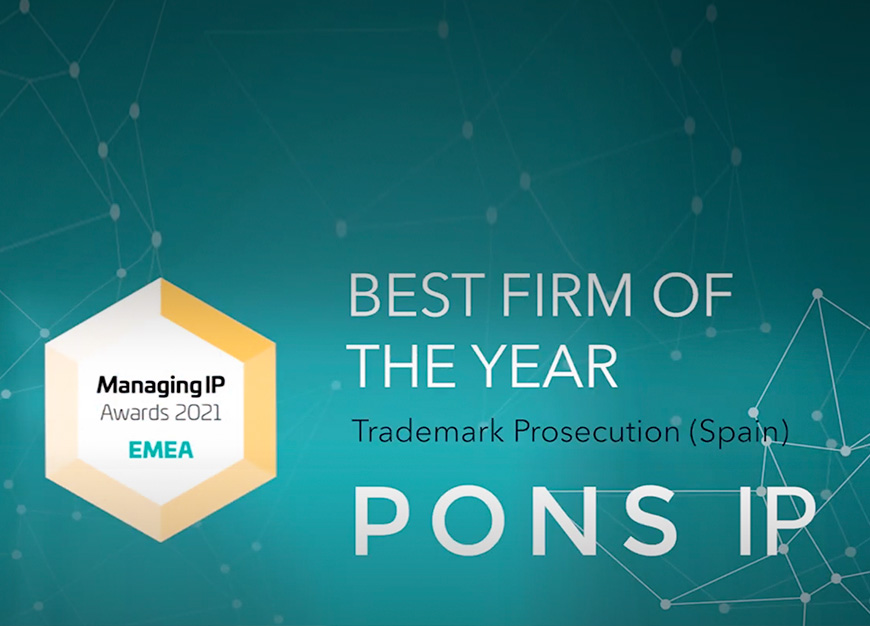 PONS IP, 'Trademark Prosecution Firm of the Year" at Managing IP 2020 Awards